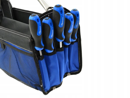 Torba narzędziowa warsztatowa monterska metalowa rączka + pasek