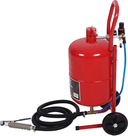 Piaskarka syfonowa 19l + wąż i stojak – do usuwania rdzy i farby