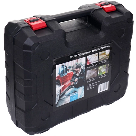 Myjka ciśnieniowa akumulatorowa + 2 x akumulator 68V + dysze zestaw w walizce