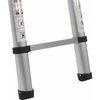 Drabina aluminiowa teleskopowa składana 8-stopniowa 2,6m lekka udźwig 150kg