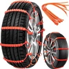 Łańcuchy śniegowe antypoślizgowe opaski samozaciskowe na opony koła, 10szt.