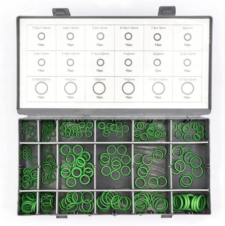 Zestaw oringów i uszczelek SAE NBR HNBR 900 elementów