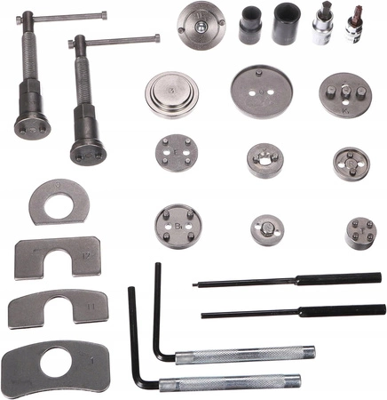 Zestaw do wyciskania tłoczków hamulcowych 50cz.