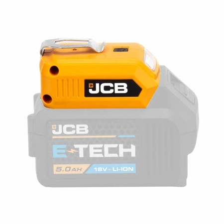 Adapter do ładowania USB z latarką LED, JCB